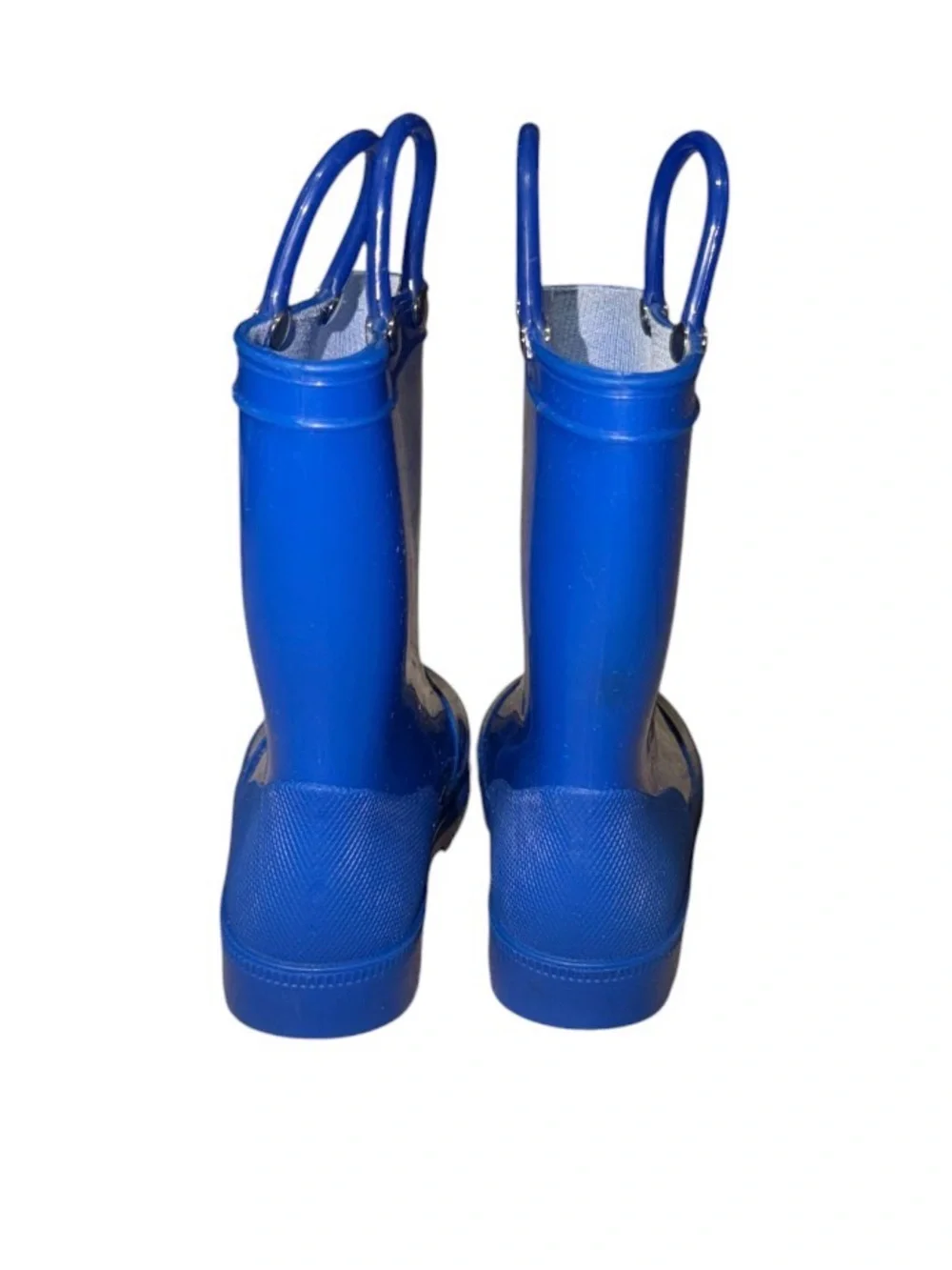 Kids Blue Rain Boots with Grip Sole